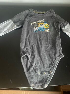 Choo Choo' Train Long-Sleeve One-Piece for Kids